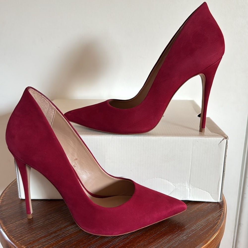 Elegant Red Stiletto Heels